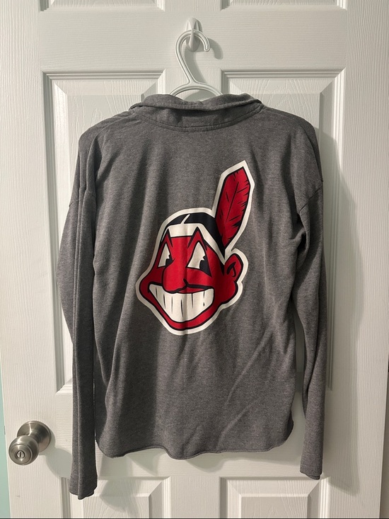 PINK Victoria's Secret Tops - PINK Victoria’s Secret Cleveland Indians Pullover